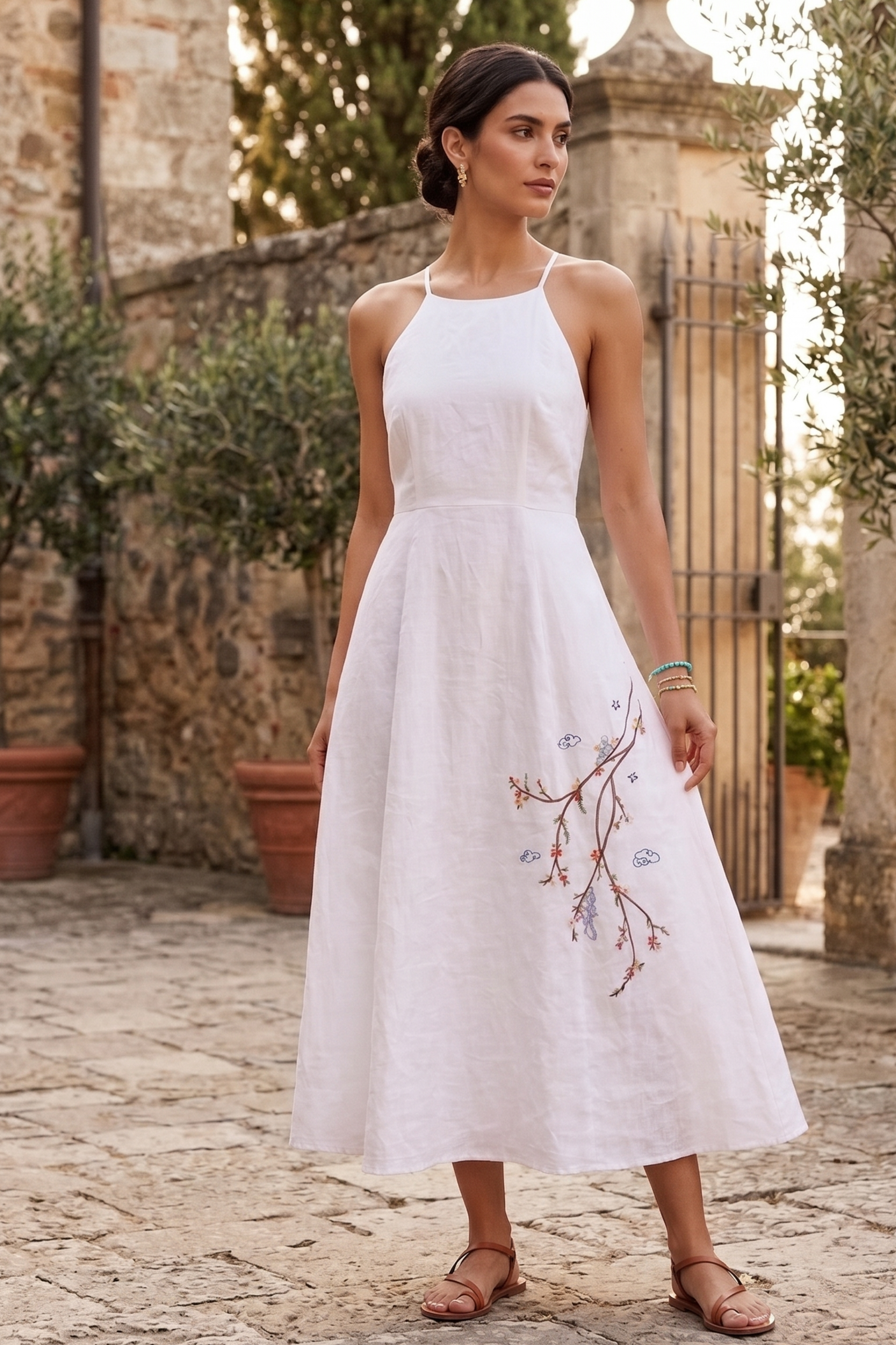 Eira Linen Dress