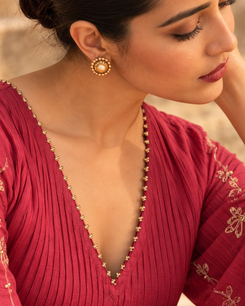 Surkh Mahi dress