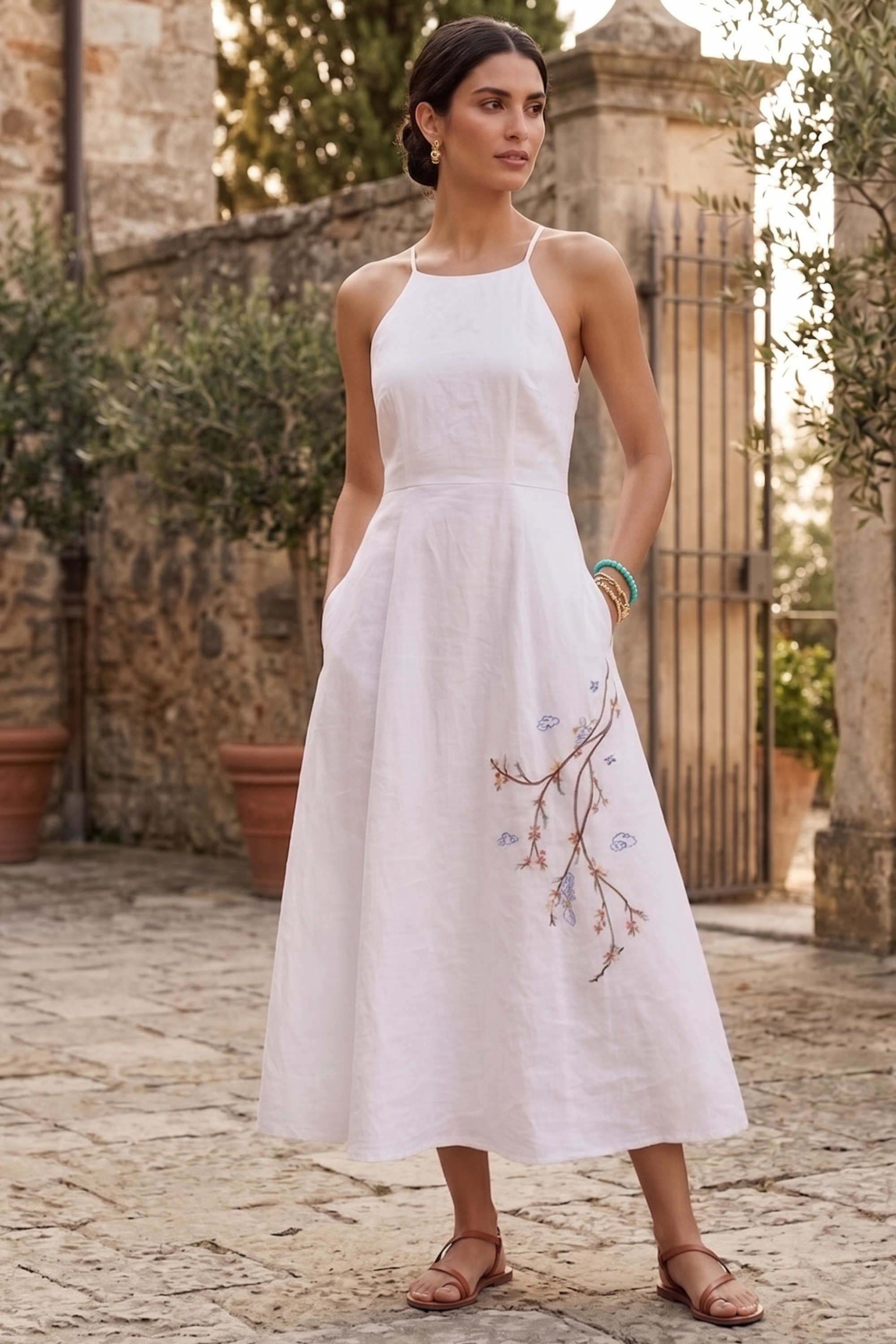 Eira Linen Dress