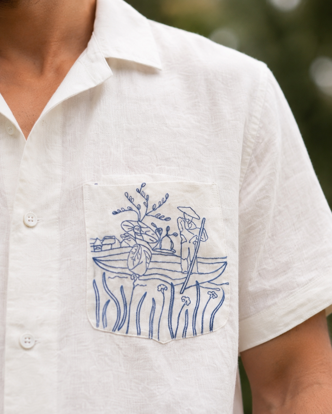 Men's shirt linen