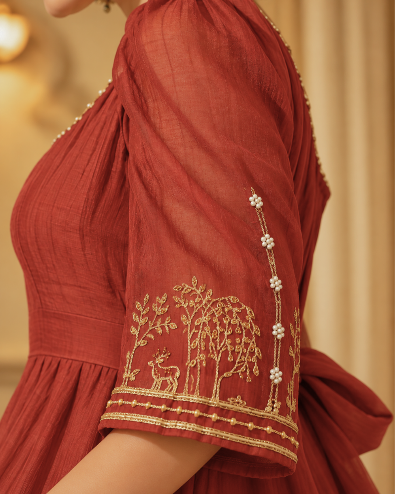 Mehfil Rogan Dress