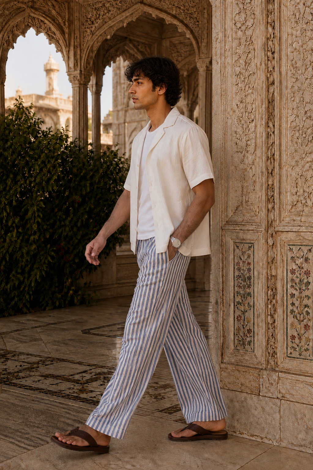 Roode Stripe Trouser