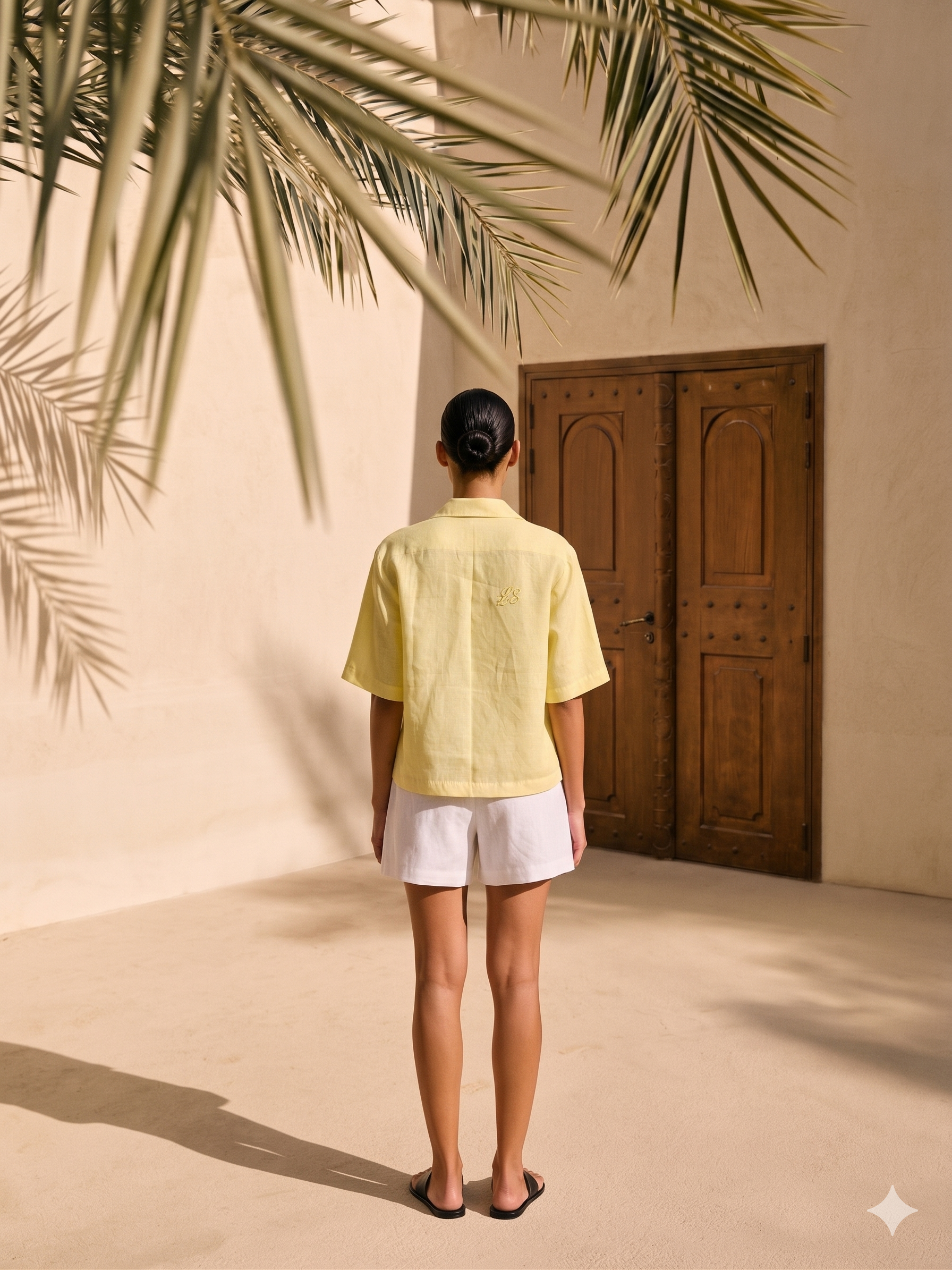 Basic V neck short sleevle top -