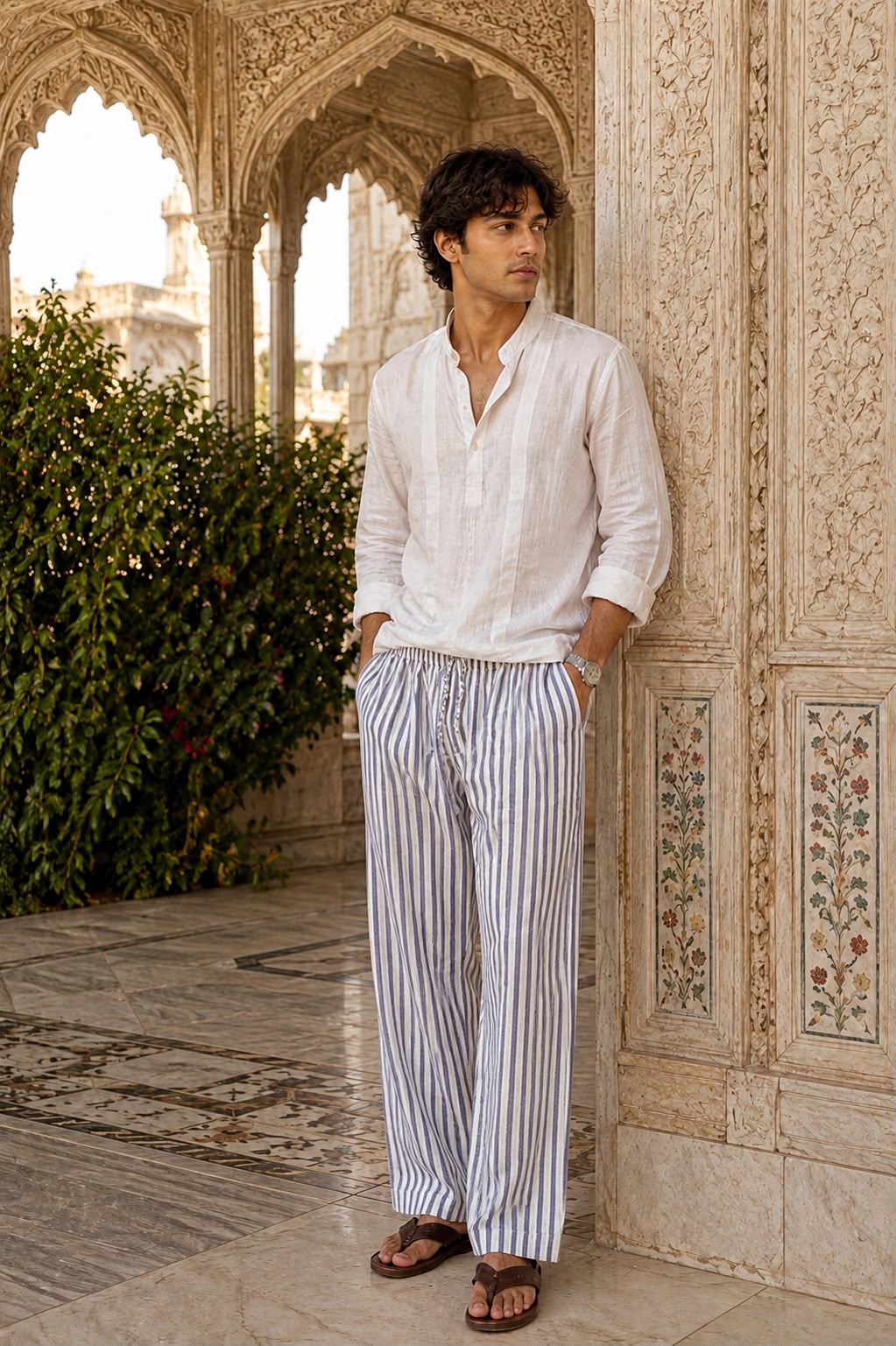 Roode Stripe Trouser